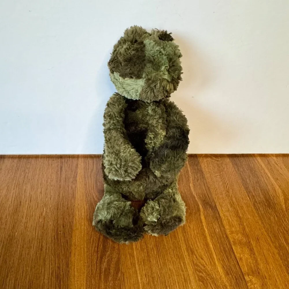 JELLYCAT London Woodland Babe Frog Toy 12" Soft Stuffed Plush Retired Rare HTF - Picture 9 of 9